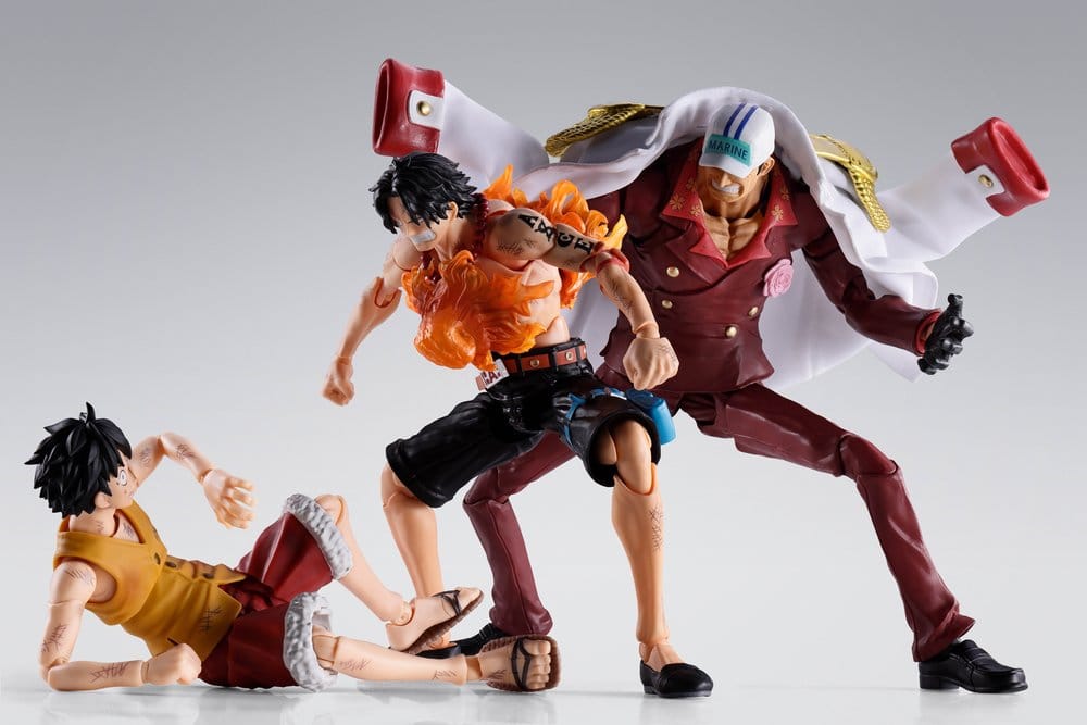 SAKAZUKI AKAINU MARINEFORD ONE PIECE S.H.FIGUARTS FIGURA 20 CM TAMASHII NATIONS