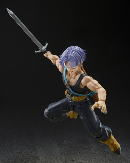 TRUNKS GROUP BASE VER. B LIMITED EDITION FIGURA S.H.FIGUARTS 14 CM DRAGON BALL Z TAMASHII NATIONS
