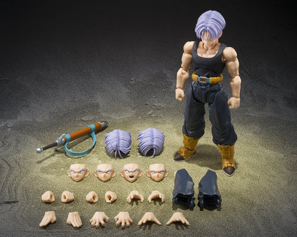 TRUNKS GROUP BASE VER. B LIMITED EDITION FIGURA S.H.FIGUARTS 14 CM DRAGON BALL Z TAMASHII NATIONS
