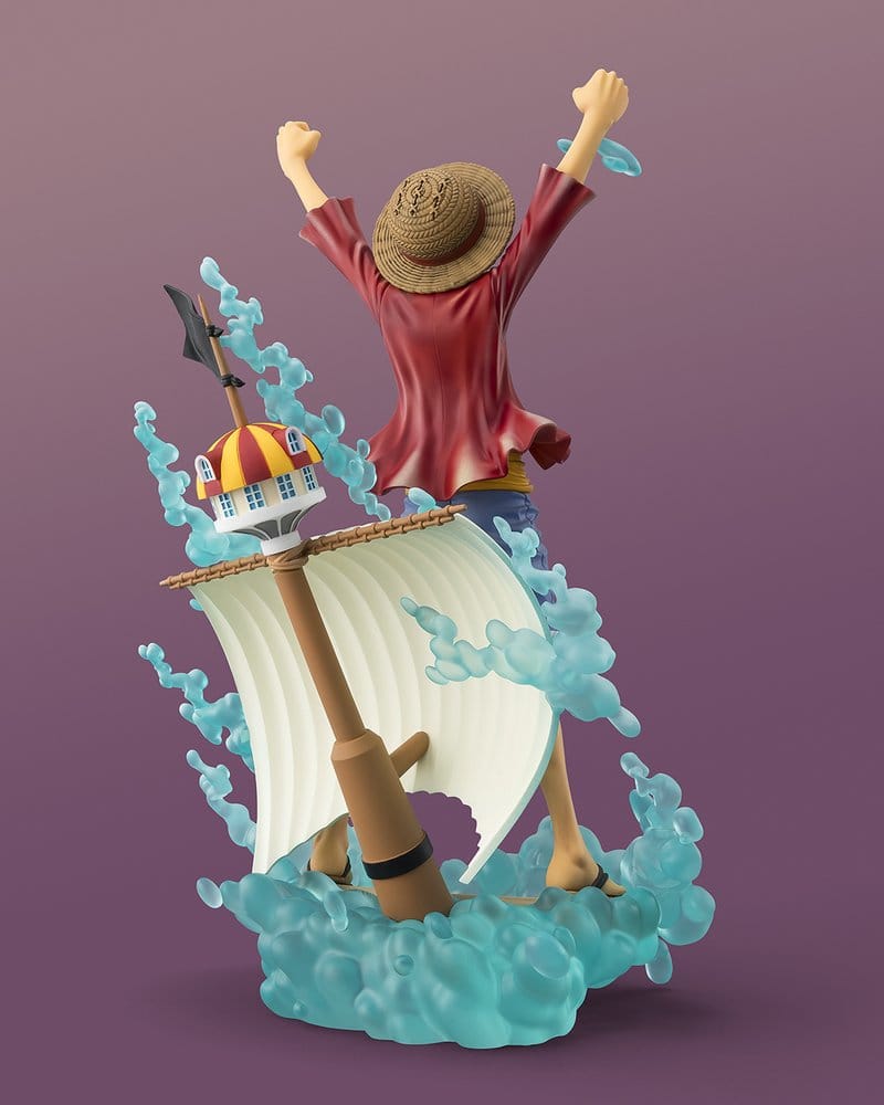 ONE PIECE FIGURA PVC FIGUARTS ZERO (STARTUNE) MONKEY D. LUFFY - SETTING OUT FOR THE NEW WORLD - 25 CM