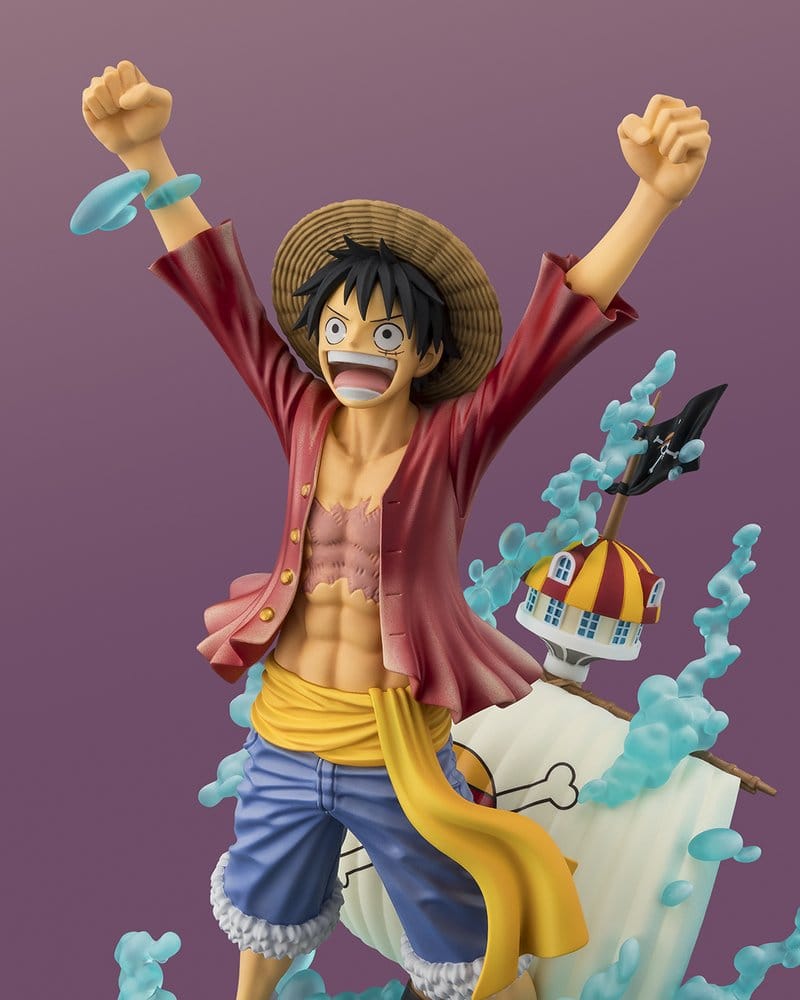 ONE PIECE FIGURA PVC FIGUARTS ZERO (STARTUNE) MONKEY D. LUFFY - SETTING OUT FOR THE NEW WORLD - 25 CM