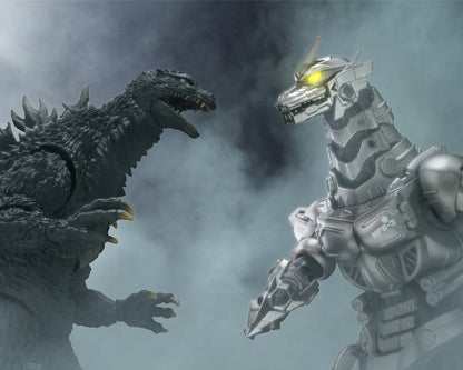 GODZILLA TOKYO S.O.S. FIGURA DIECAST S.H.MONSTERARTS KIRYU (HEAVILY ARMED TYPE / HIGH MOBILITY TYPE) MOVIE GRAPHIC PLUS 16 CM – TAMASHII NATIONS