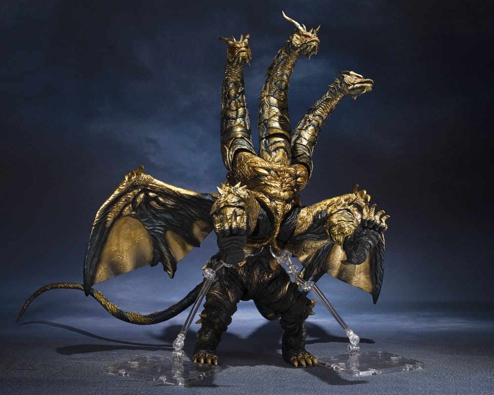 KAIZER GHIDORAH GODZILLA FINAL WARS S.H.MONSTERARTS FIGURA 25 CM TAMASHII NATIONS