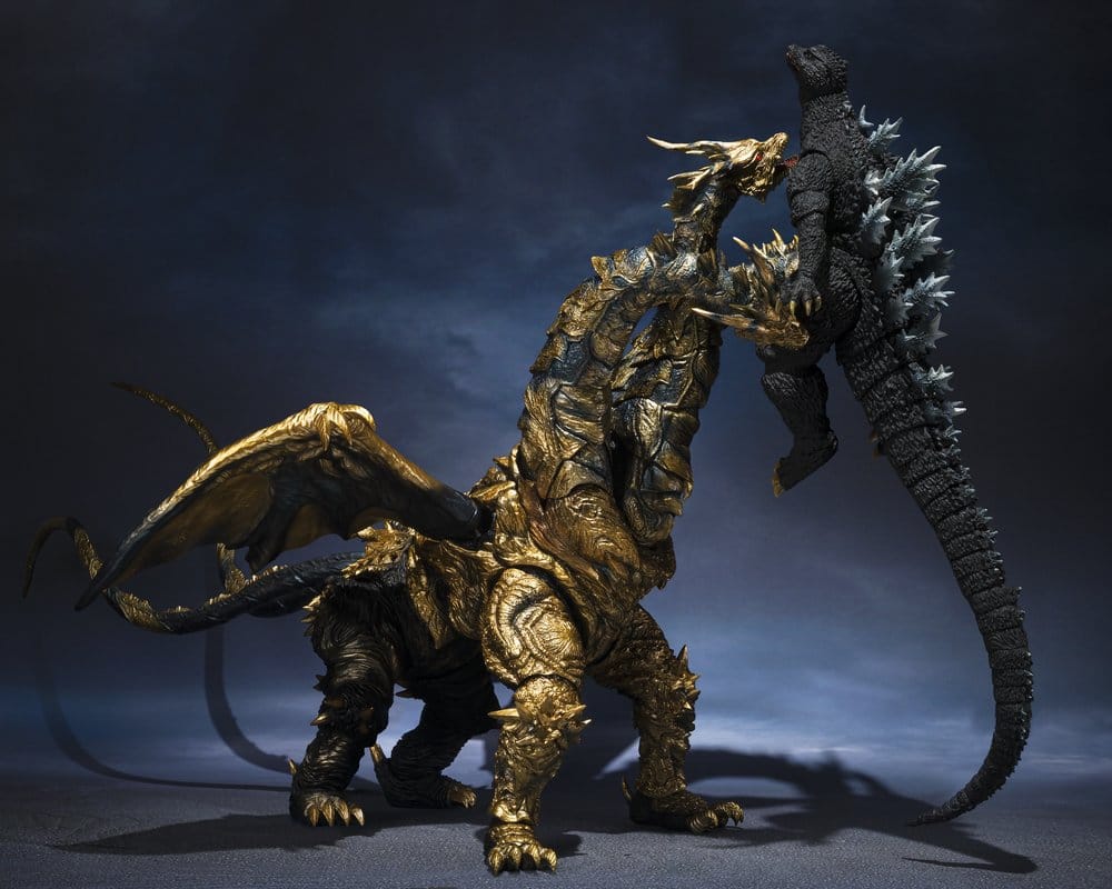 KAIZER GHIDORAH GODZILLA FINAL WARS S.H.MONSTERARTS FIGURA 25 CM TAMASHII NATIONS