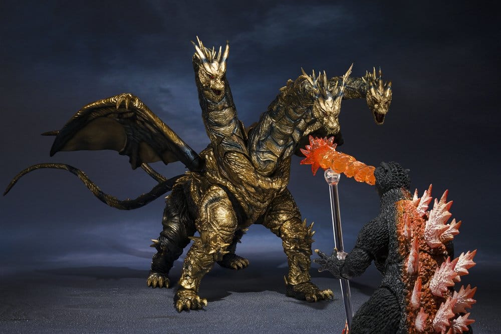 KAIZER GHIDORAH GODZILLA FINAL WARS S.H.MONSTERARTS FIGURA 25 CM TAMASHII NATIONS