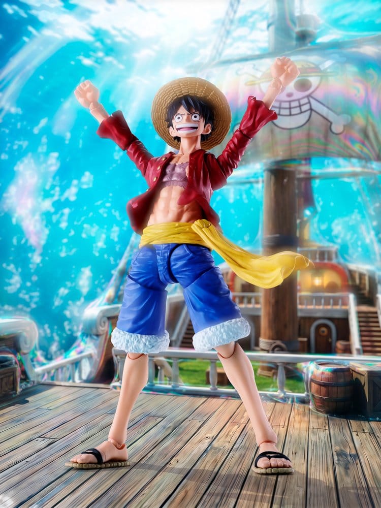 MONKEY D. LUFFY TWO YEARS LATER ONE PIECE S.H.FIGUARTS 15 CM TAMASHII NATIONS