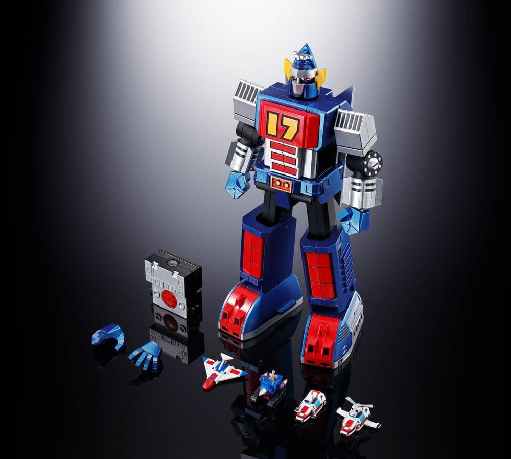 DAITETSUJIN 17 FIGURA DIECAST SOUL OF CHOGOKIN GX-101S DAITETSUJIN 17 & GRAVITON BOX 18 CM