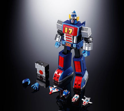 DAITETSUJIN 17 FIGURA DIECAST SOUL OF CHOGOKIN GX-101S DAITETSUJIN 17 & GRAVITON BOX 18 CM