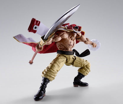 EDWARD NEWGATE BARBABLANCA ONE PIECE MARINEFORD S.H.FIGUARTS 25 CM TAMASHII NATIONS