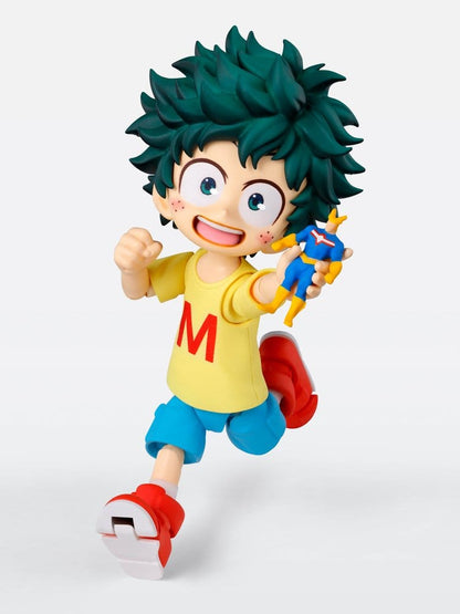 IZUKU MIDORIYA Y KATSUKI BAKUGO MY HERO ACADEMIA CHILDHOOD SET S.H.FIGUARTS 9 CM TAMASHII NATIONS