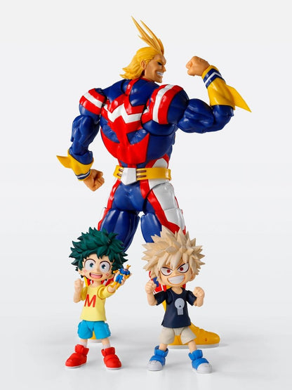 IZUKU MIDORIYA Y KATSUKI BAKUGO MY HERO ACADEMIA CHILDHOOD SET S.H.FIGUARTS 9 CM TAMASHII NATIONS