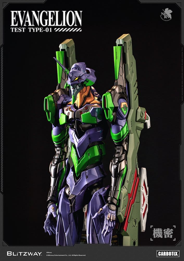 EVANGELION UNIT-01 TEST TYPE STANDARD VER. CARBOTIX BLITZWAY 33 CM