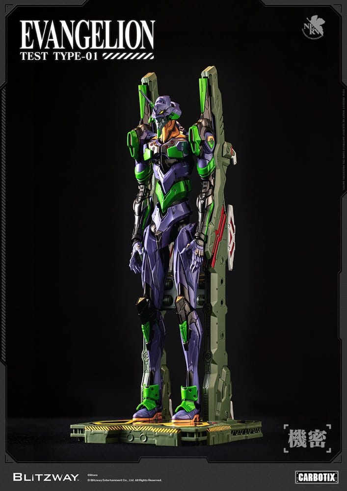 EVANGELION UNIT-01 TEST TYPE STANDARD VER. CARBOTIX BLITZWAY 33 CM