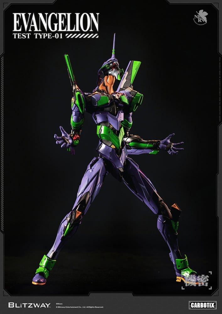 EVANGELION UNIT-01 TEST TYPE STANDARD VER. CARBOTIX BLITZWAY 33 CM