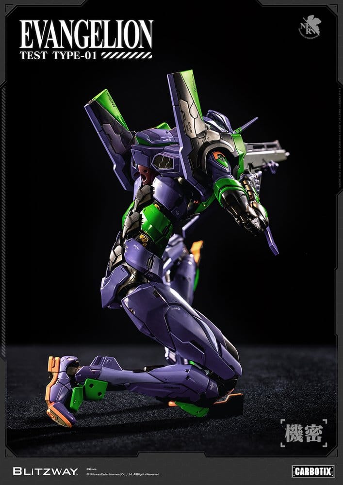 EVANGELION UNIT-01 TEST TYPE STANDARD VER. CARBOTIX BLITZWAY 33 CM