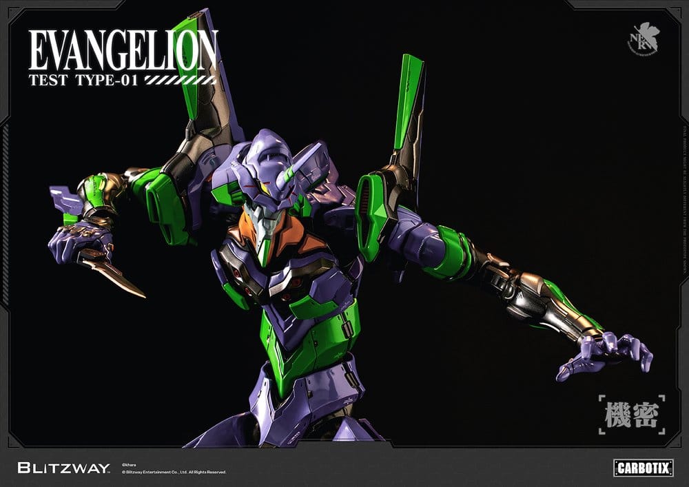 EVANGELION UNIT-01 TEST TYPE STANDARD VER. CARBOTIX BLITZWAY 33 CM
