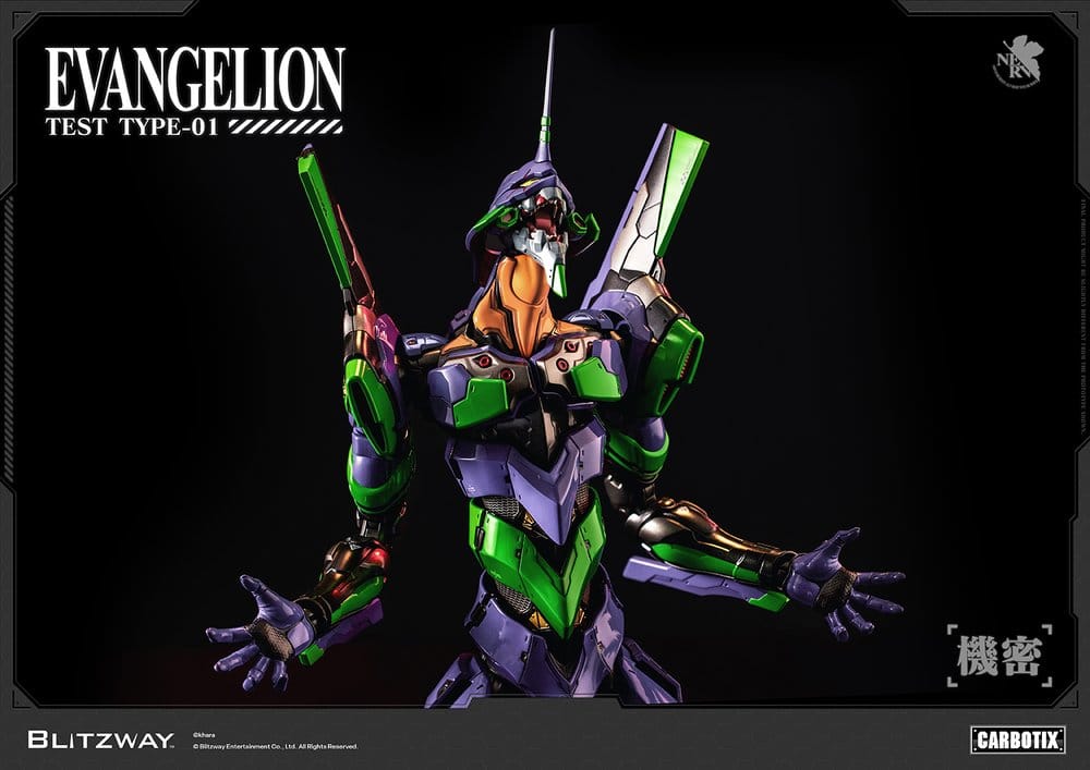 EVANGELION UNIT-01 TEST TYPE STANDARD VER. CARBOTIX BLITZWAY 33 CM