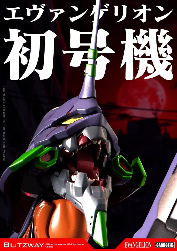 EVANGELION UNIT-01 TEST TYPE DX VER. CARBOTIX BLITZWAY 33 CM