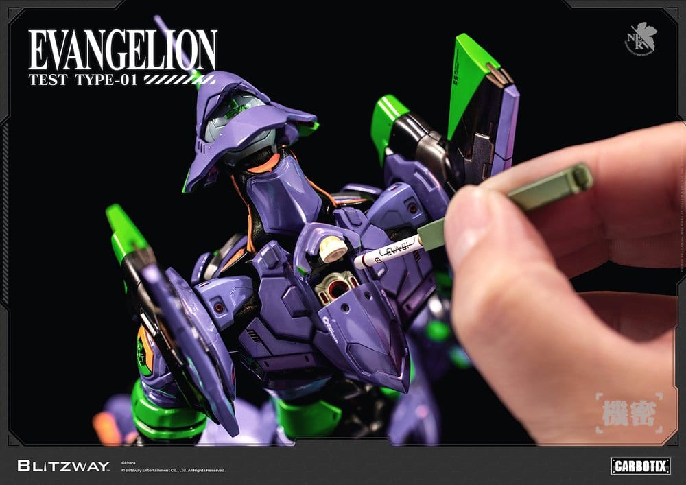 EVANGELION UNIT-01 TEST TYPE DX VER. CARBOTIX BLITZWAY 33 CM