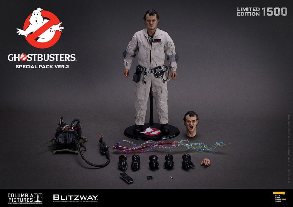 GHOSTBUSTERS – PACK 4 FIGURAS 1/6 (BLITZWAY – LOS CAZAFANTASMAS VER. 2)