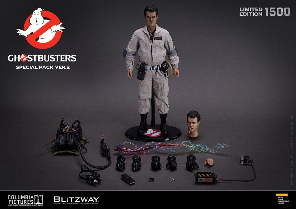 GHOSTBUSTERS – PACK 4 FIGURAS 1/6 (BLITZWAY – LOS CAZAFANTASMAS VER. 2)