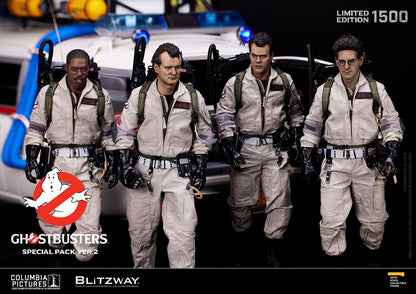 GHOSTBUSTERS – PACK 4 FIGURAS 1/6 (BLITZWAY – LOS CAZAFANTASMAS VER. 2)