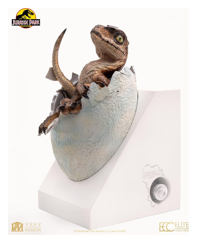 VELOCIRAPTOR HATCHING EGG RÉPLICA JURASSIC PARK 24 CM