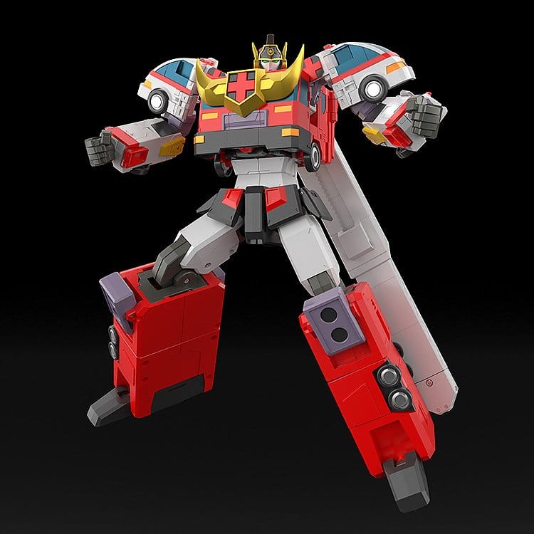 DUKE FIRE BRAVE POLICE J-DECKER THE GATTAI FIGURA TRANSFORMABLE 25 CM GOOD SMILE COMPANY