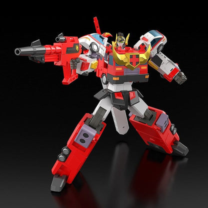 DUKE FIRE BRAVE POLICE J-DECKER THE GATTAI FIGURA TRANSFORMABLE 25 CM GOOD SMILE COMPANY