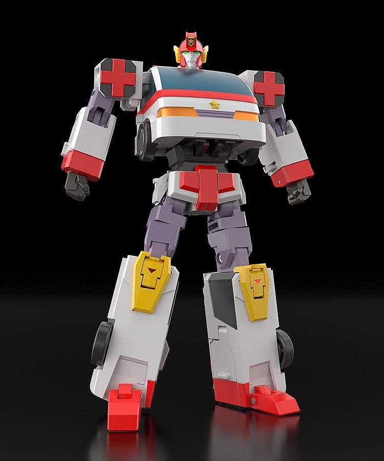 DUKE FIRE BRAVE POLICE J-DECKER THE GATTAI FIGURA TRANSFORMABLE 25 CM GOOD SMILE COMPANY
