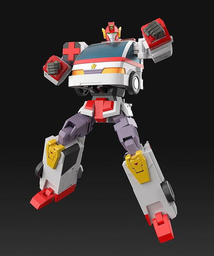 DUKE FIRE BRAVE POLICE J-DECKER THE GATTAI FIGURA TRANSFORMABLE 25 CM GOOD SMILE COMPANY