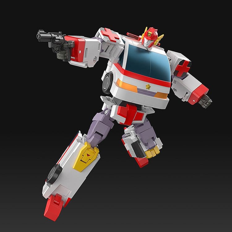 DUKE FIRE BRAVE POLICE J-DECKER THE GATTAI FIGURA TRANSFORMABLE 25 CM GOOD SMILE COMPANY