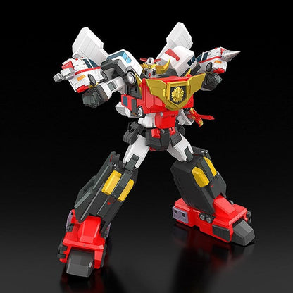 DUKE FIRE BRAVE POLICE J-DECKER THE GATTAI FIGURA TRANSFORMABLE 25 CM GOOD SMILE COMPANY
