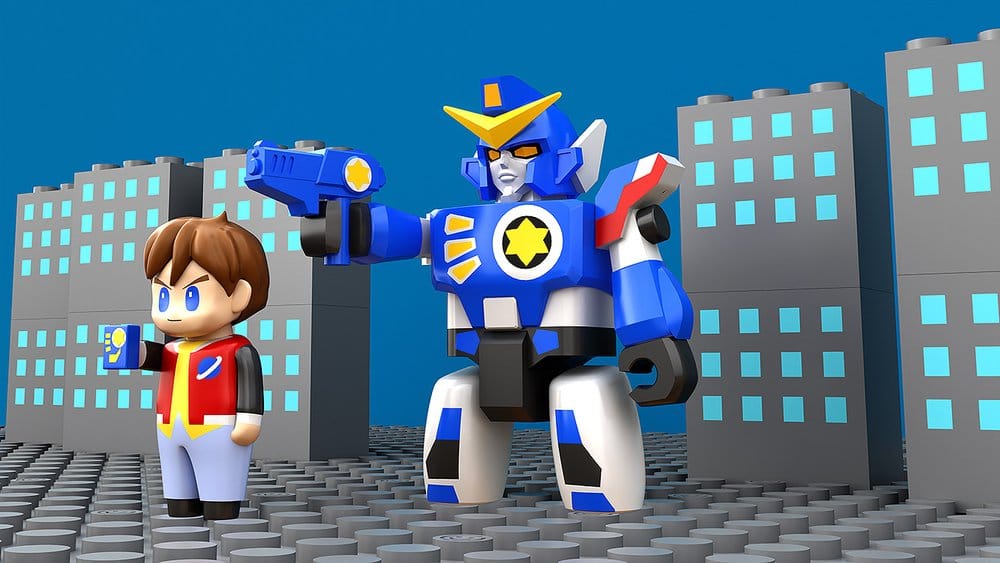 DA-GARN & SEIJI TAKASUGI THE BRAVE FIGHTER OF LEGEND BRICKROID PACK 2 FIGURAS GOOD SMILE COMPANY