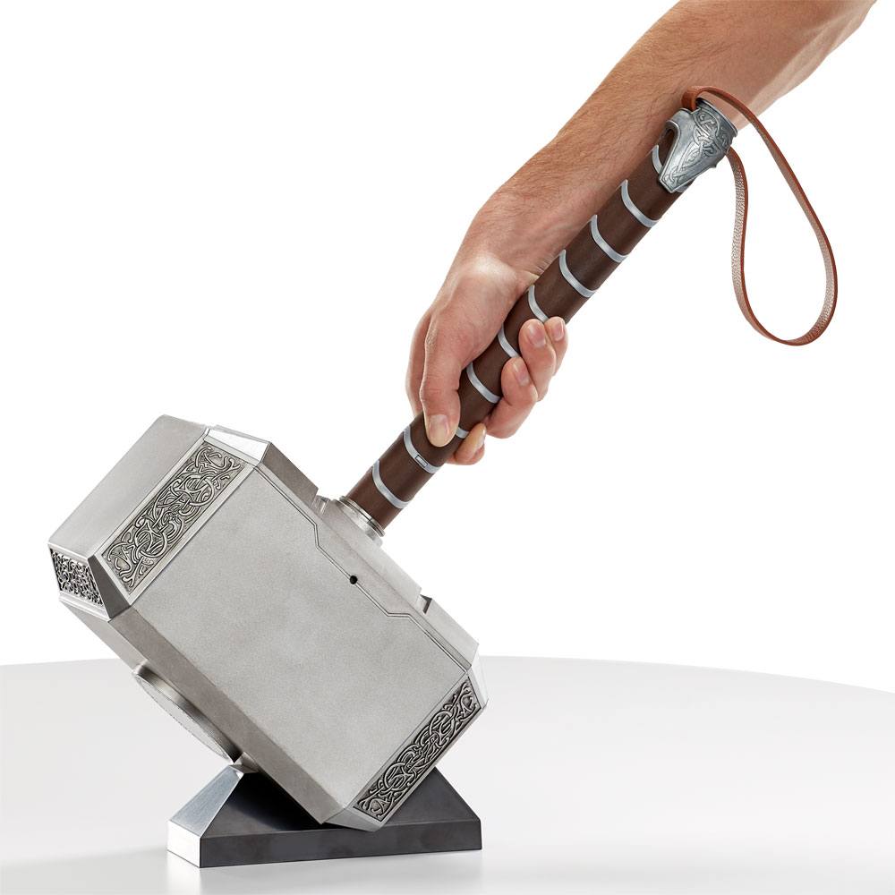 THOR MJOLNIR MARVEL LEGENDS MARTILLO ELECTRÓNICO RÉPLICA 1/1 HASBRO