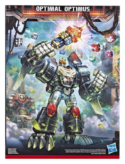 OPTIMAL OPTIMUS TRANSFORMERS POWER OF THE PRIMES LEADER CLASS FIGURA 23 CM HASBRO