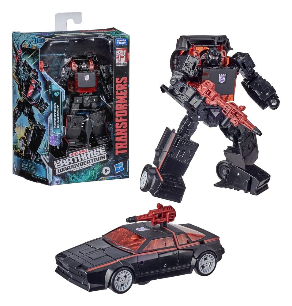 RUNABOUT TRANSFORMERS WAR FOR CYBERTRON EARTHRISE DELUXE CLASS WFC-E41 FIGURA 14 CM HASBRO