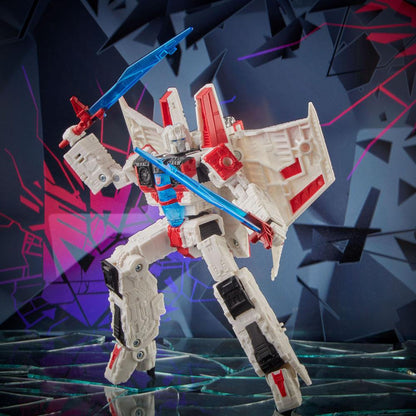 STARSCREAM TRANSFORMERS SHATTERED GLASS VOYAGER CLASS FIGURA 18 CM HASBRO