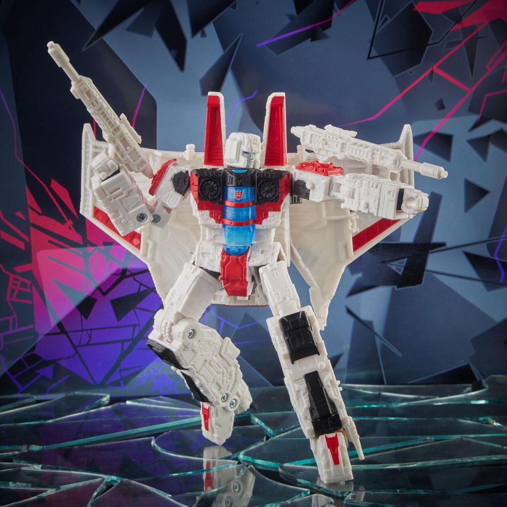 STARSCREAM TRANSFORMERS SHATTERED GLASS VOYAGER CLASS FIGURA 18 CM HASBRO