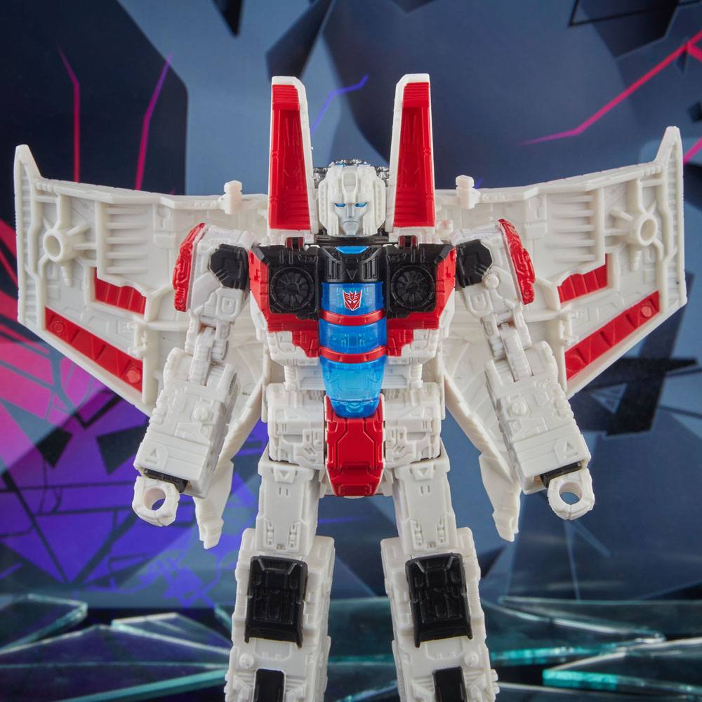STARSCREAM TRANSFORMERS SHATTERED GLASS VOYAGER CLASS FIGURA 18 CM HASBRO