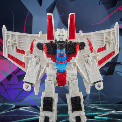 STARSCREAM TRANSFORMERS SHATTERED GLASS VOYAGER CLASS FIGURA 18 CM HASBRO
