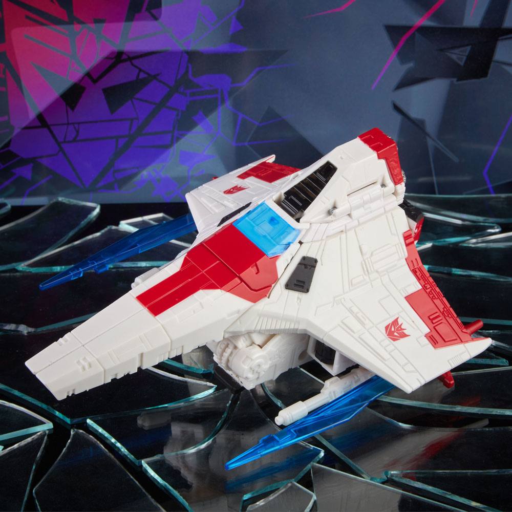 STARSCREAM TRANSFORMERS SHATTERED GLASS VOYAGER CLASS FIGURA 18 CM HASBRO