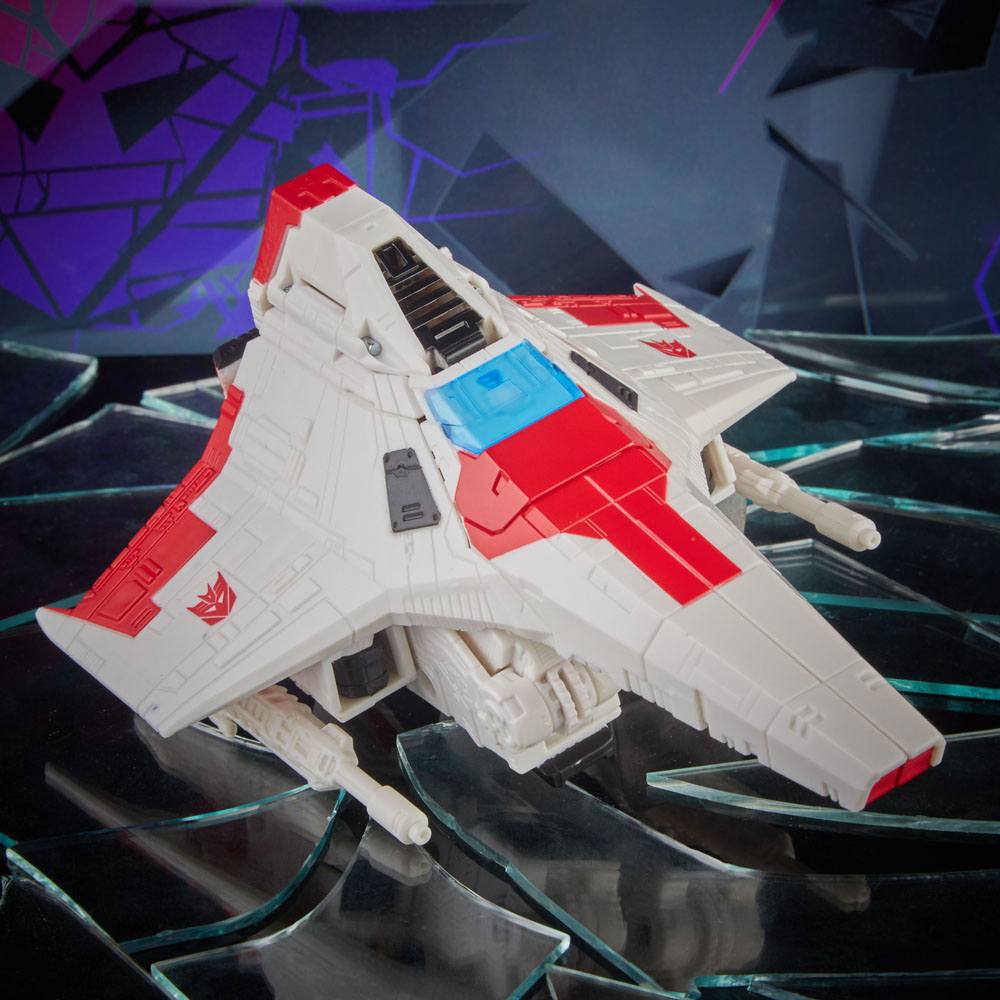 STARSCREAM TRANSFORMERS SHATTERED GLASS VOYAGER CLASS FIGURA 18 CM HASBRO