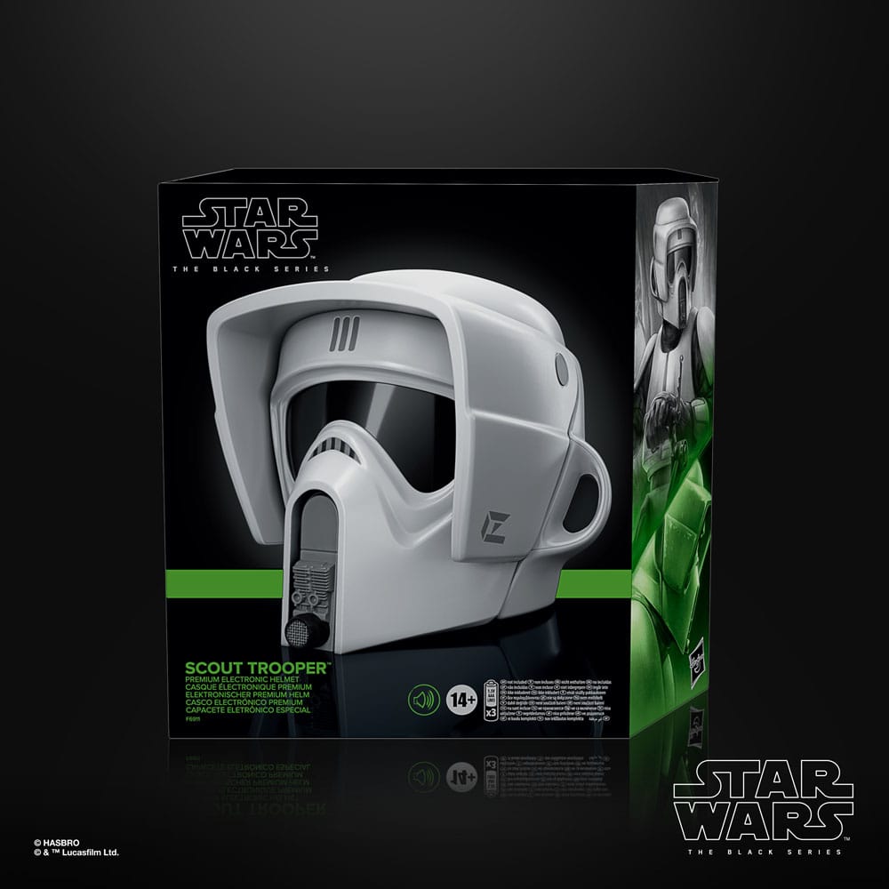 SCOUT TROOPER STAR WARS BLACK SERIES CASCO ELECTRÓNICO RÉPLICA 1/1 HASBRO