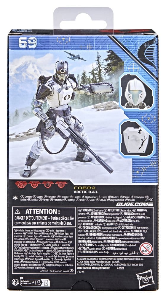 ARCTIC B.A.T. G.I. JOE CLASSIFIED SERIES FIGURA 15 CM HASBRO