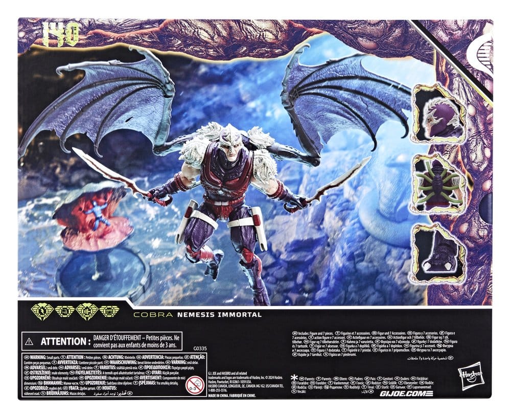 NEMESIS IMMORTAL G.I. JOE CLASSIFIED SERIES FIGURA 15 CM HASBRO