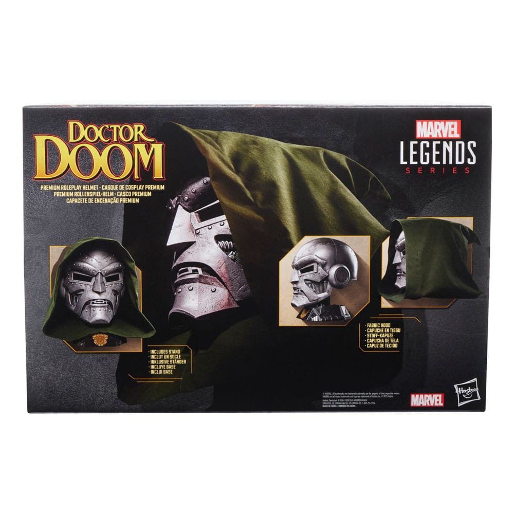 DOCTOR DOOM CASCO 1/1 MARVEL LEGENDS HASBRO RÉPLICA PREMIUM