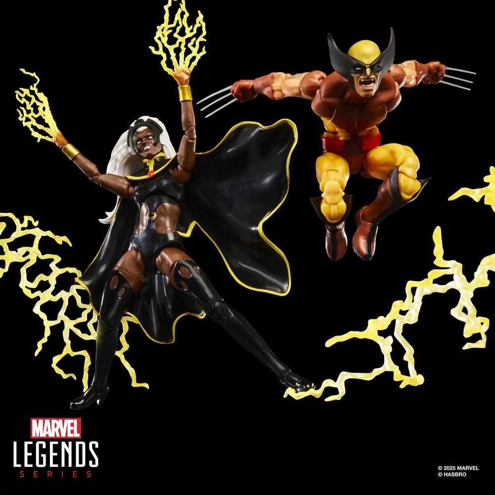STORM & WOLVERINE X-MEN '97 MARVEL LEGENDS PACK 2 FIGURAS 15 CM HASBRO