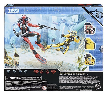 G.I. JOE DIVER VS. COBRA DIVER CLASSIFIED SERIES PACK 2 FIGURAS 15 CM HASBRO