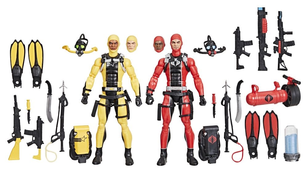 G.I. JOE DIVER VS. COBRA DIVER CLASSIFIED SERIES PACK 2 FIGURAS 15 CM HASBRO